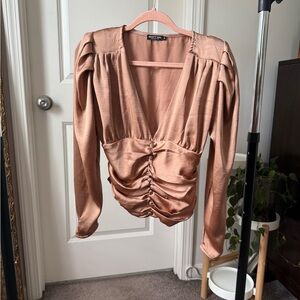 Nasty Gal Women's Ruched Top